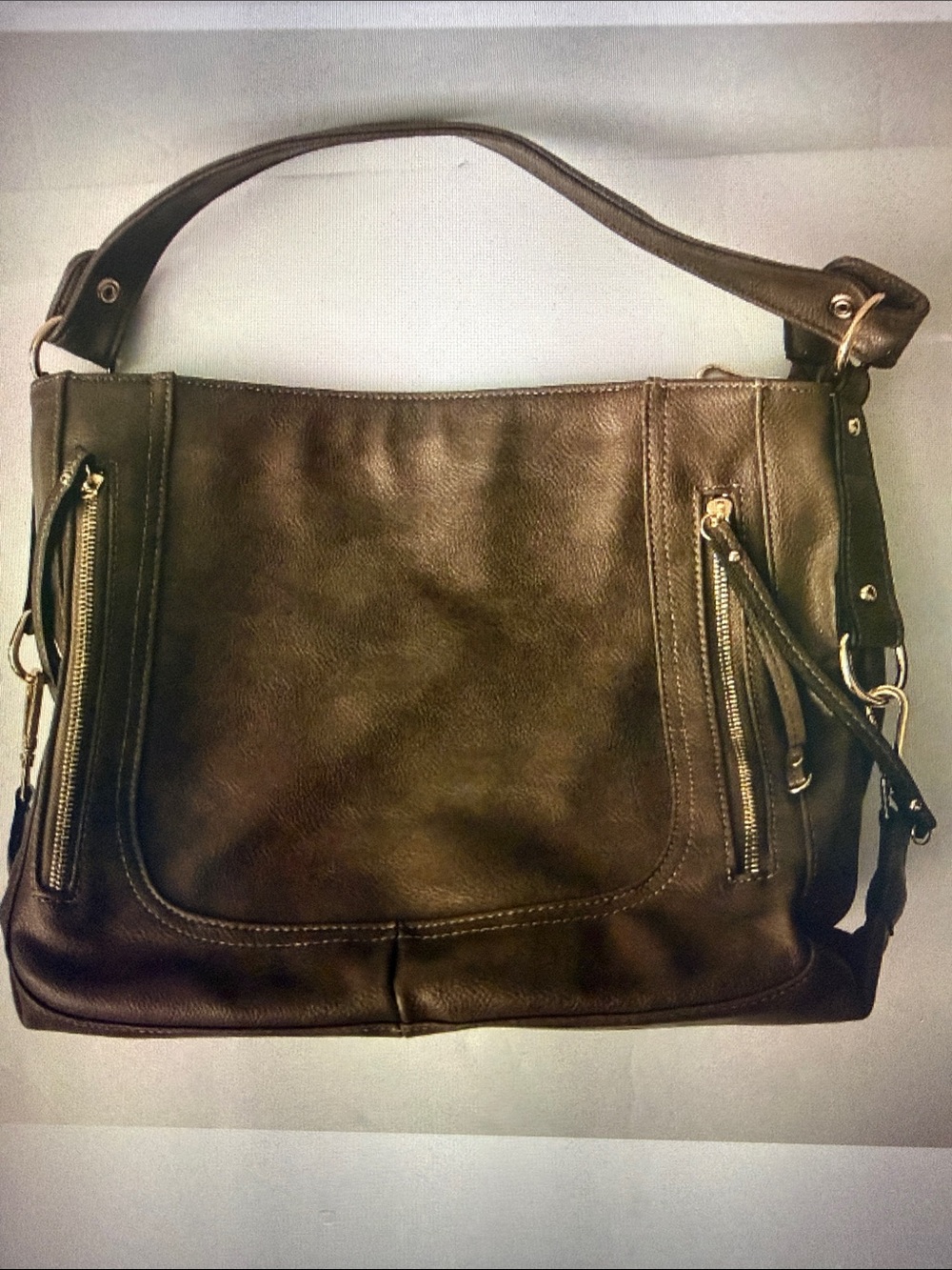 Handbag, Faux Leather Vegan Totes Shoulder Purse